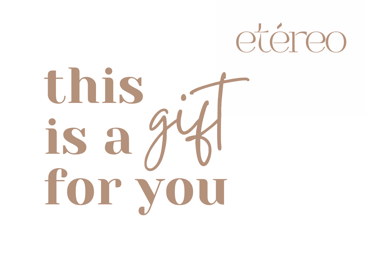 Etéreo Gift Voucher