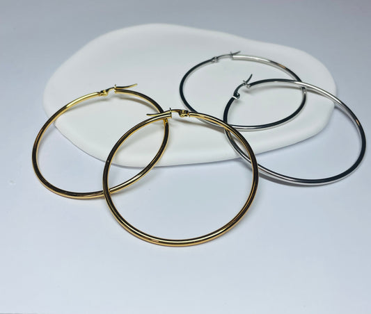 Large Hoop Earrings