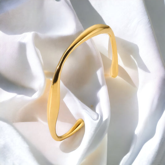 Wave Cuff Bangle