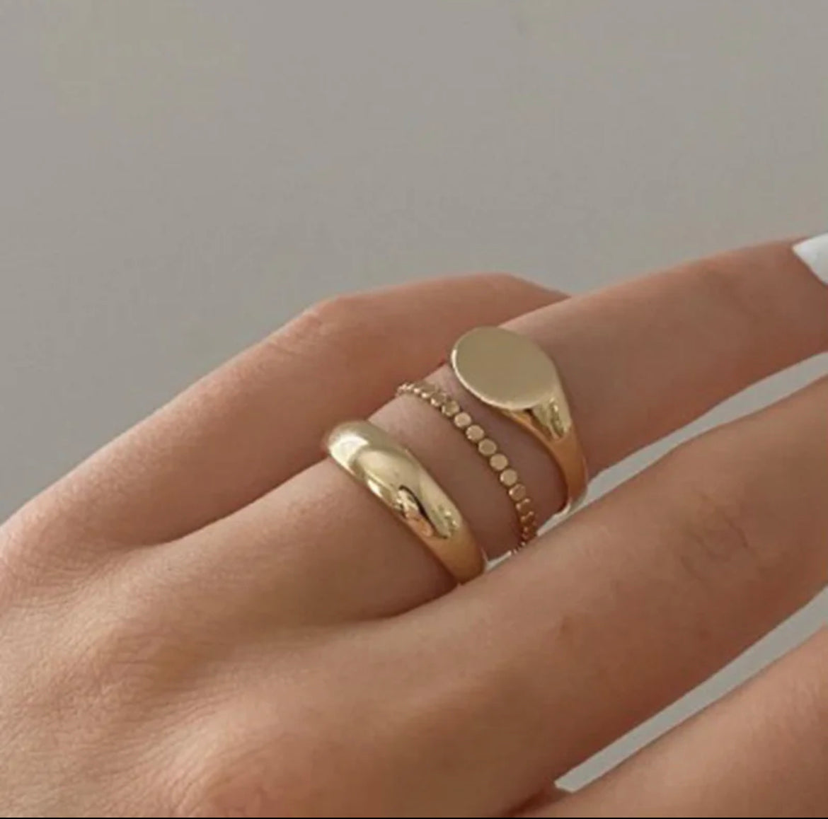 Gold Aria Stacking Ring