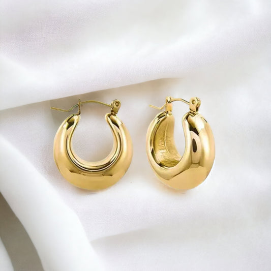 Mali Chunky Hoop Earrings